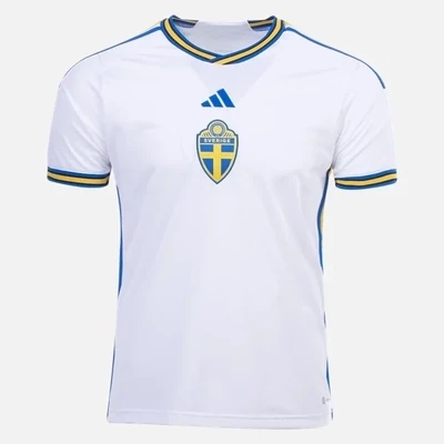 Sweden Euro Cup Away Soccer Jersey 2023