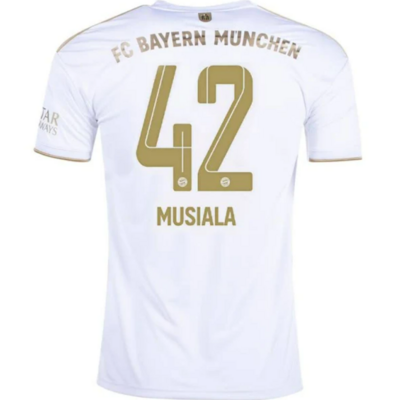 Bayern Munich Away Jersey 22-23 Jamal Musiala