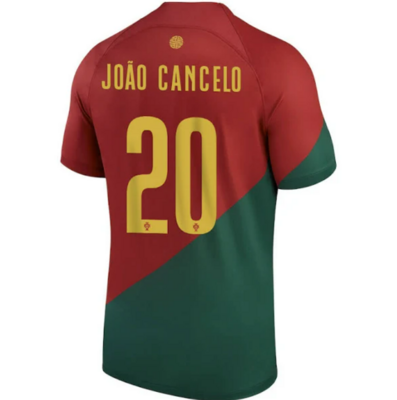 Joao Cancelo Portugal Home Soccer Jersey 2022