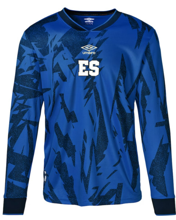 El Salvador Home Jersey 2023 Long Sleeve