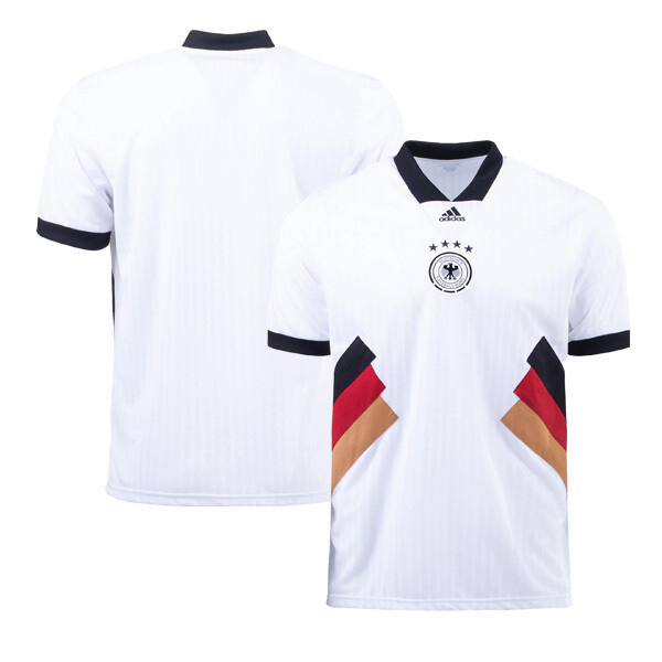 Germany Icon White Soccer Jersey 2023