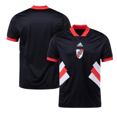 River Plate Icon Black Soccer Jersey 2023