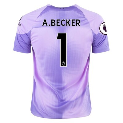Alisson Becker Liverpool Goal Keeper Jersey 22-23
