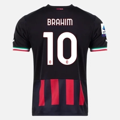 AC Milan Home Soccer Jersey 22-23 Brahim Diaz 10