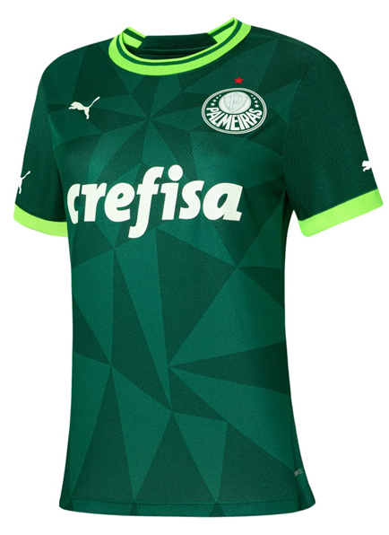Palmeiras Home Soccer Football Shirt 23-24 For Women