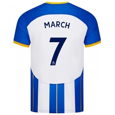 March Brighton Home Soccer Jersey Shirt 22-23