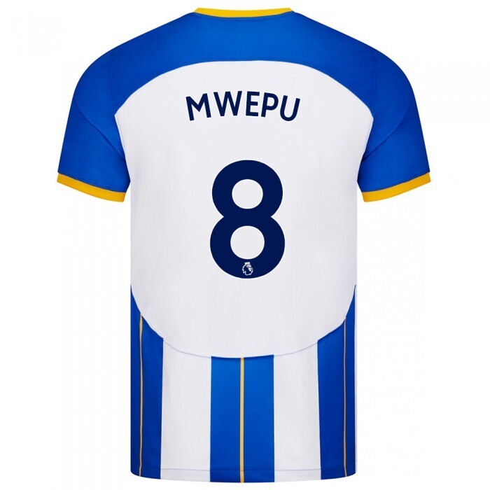 Mwepu Brighton Home Soccer Jersey Shirt 22-23