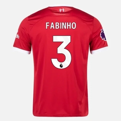 Liverpool Home Soccer Jersey 23-24 Fabinho #3