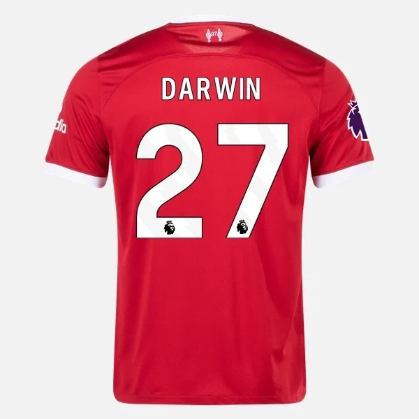 Liverpool Home Soccer Jersey 23-24 Darwin Nunez #27
