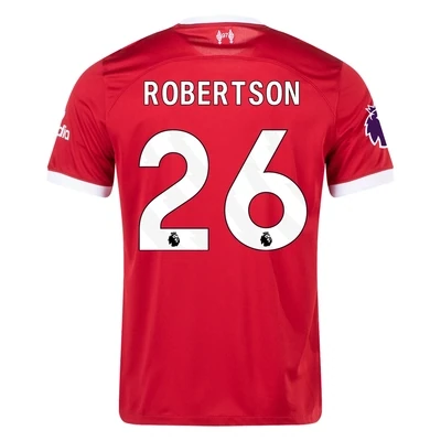 Liverpool Home Soccer Jersey 23-24 Andrew Robertson #26