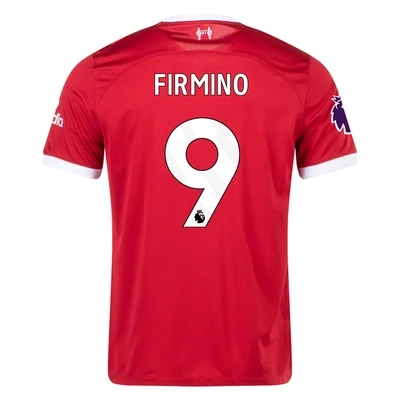 Liverpool Home Soccer Jersey 23-24 Roberto Firmino #9