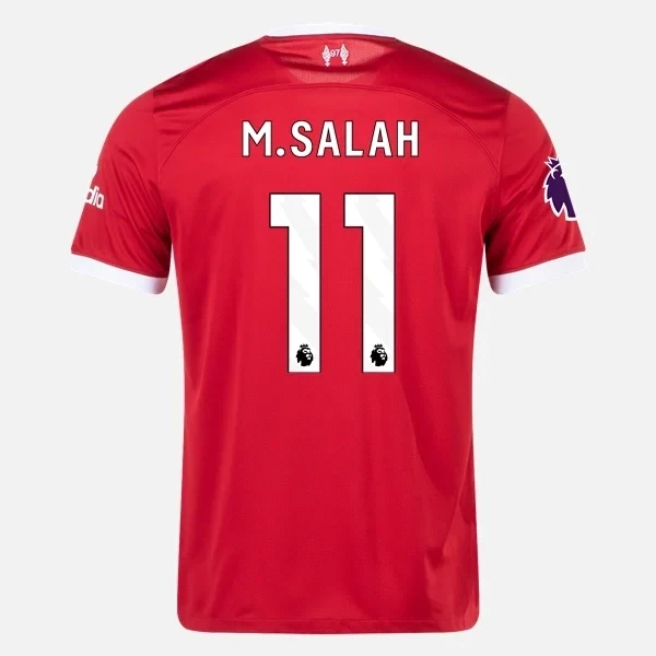 Liverpool Home Soccer Jersey 23-24 Mo Salah #11