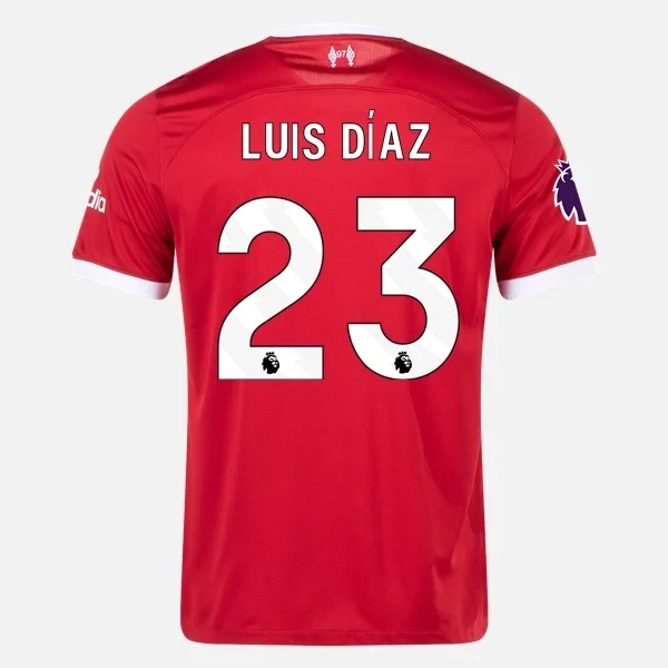 Liverpool Home Soccer Jersey 23-24 Luis Diaz #23