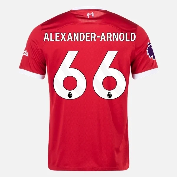 Liverpool Home Soccer Jersey 23-24 Trent Alexander-Arnold #66