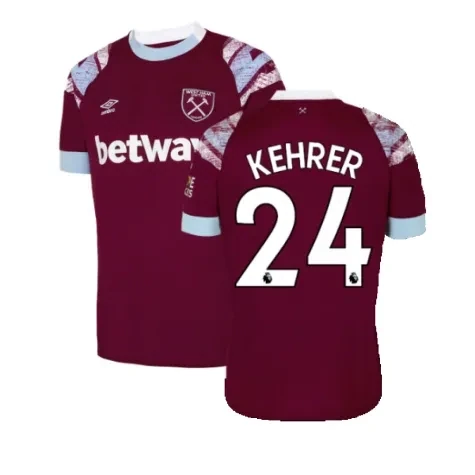 Thilo Kehrer West Ham Soccer Home Jersey 2022-23