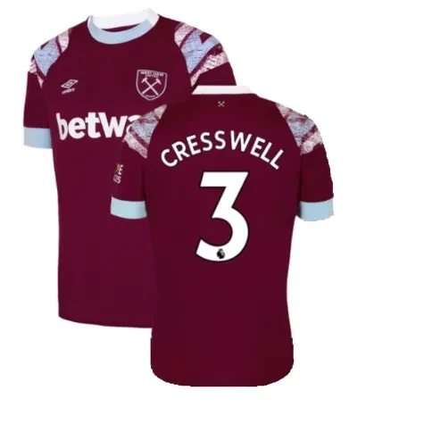 Aaron Cresswell West Ham Soccer Home Jersey 2022-23