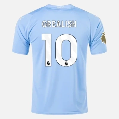 Manchester City Home Soccer Jersey 23-24 GREALISH #10