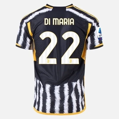 Juventus Latest 23-24 Home Soccer Stadium Player Version Jersey Di Maria #22