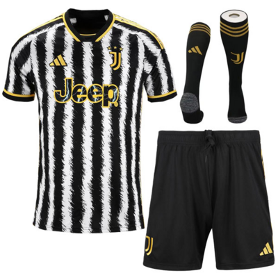 Juventus Home Soccer Men's Full Kit 23-24