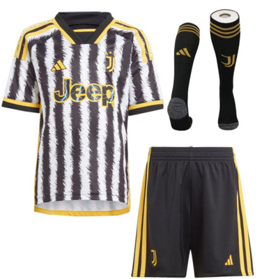 Juventus Home Soccer Kids Full Kit 23-24