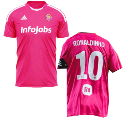 Porcinos FC Home Soccer Player Version Jersey 23-24 Ronaldinho #10