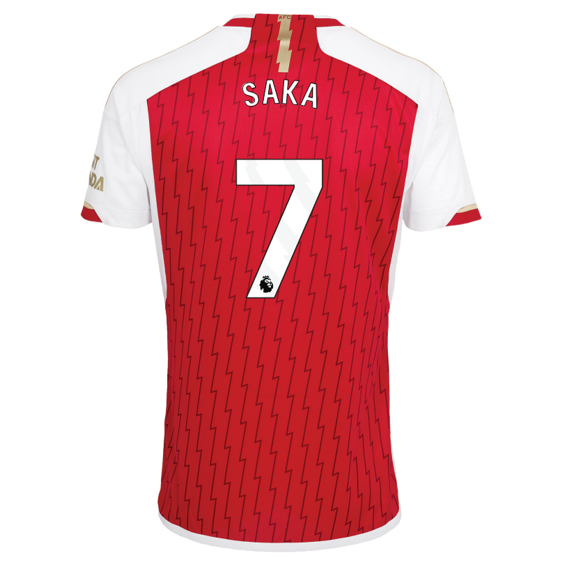 Arsenal Home Soccer Jersey Shirt 23-24 Saka 7