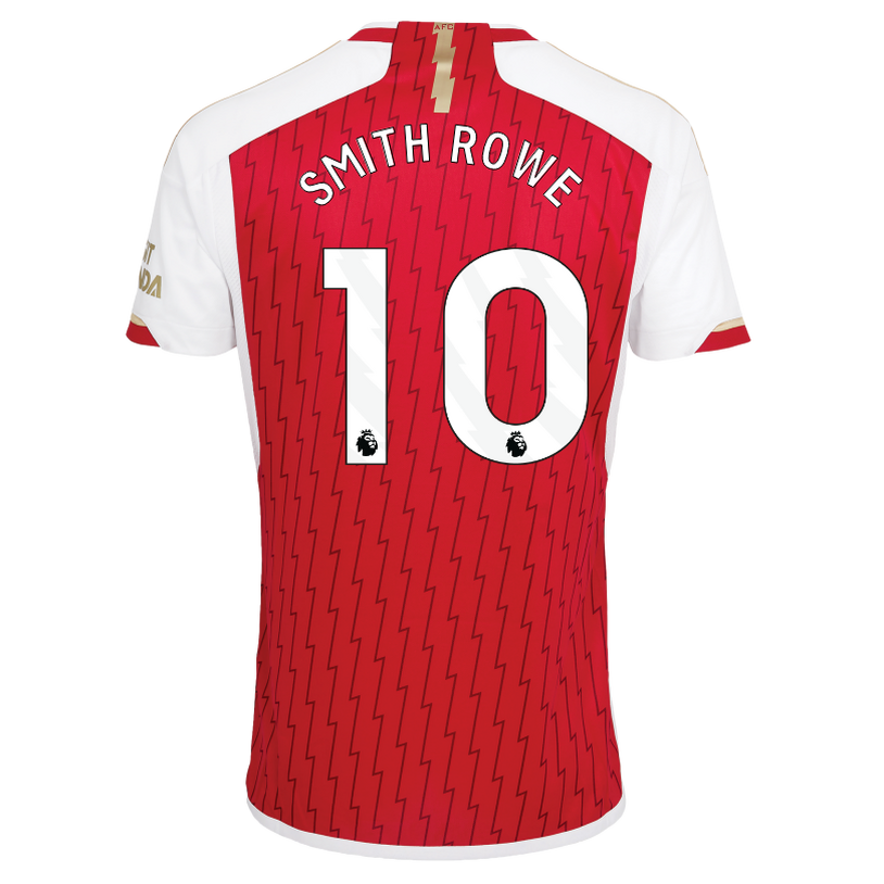 Arsenal Home Soccer Jersey Shirt 23-24 Smith Rowe #10