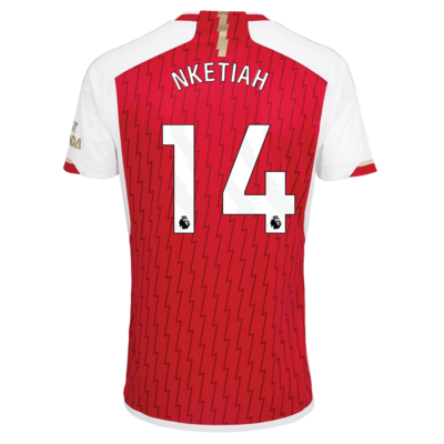 Arsenal Home Soccer Jersey Shirt 23-24 Nketiah 14