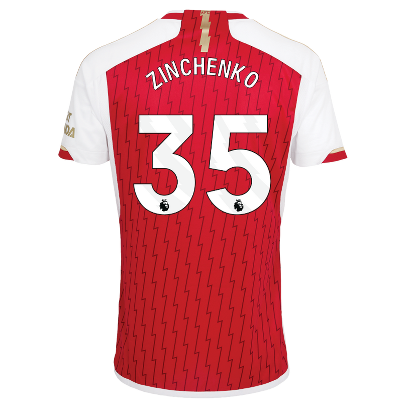 Arsenal Home Soccer Jersey Shirt 23-24 Zinchenko 35