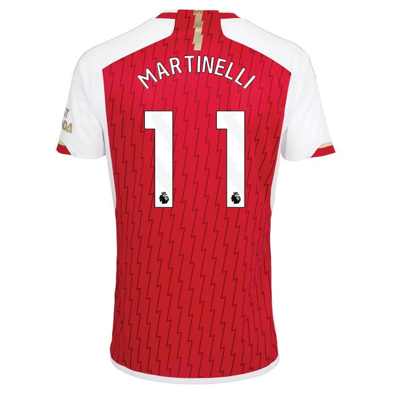 Arsenal Home Soccer Jersey Shirt 23-24 Martinelli #11