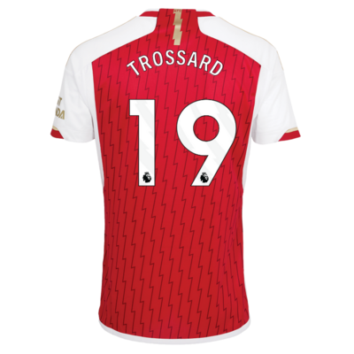 Arsenal Home Soccer Jersey Shirt 23-24 Trossard #19