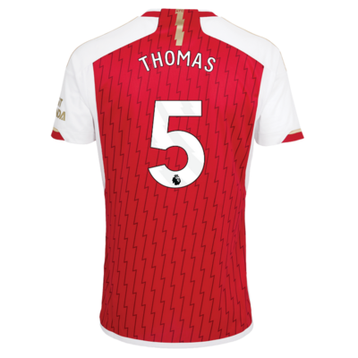 Arsenal Home Soccer Jersey Shirt 23-24 Thomas #5
