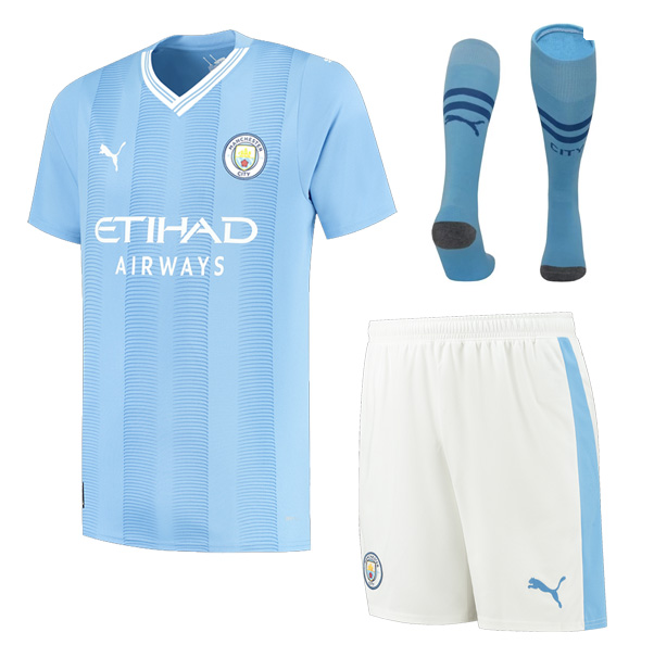 Manchester City Home Soccer Full Kit For Men 23-24