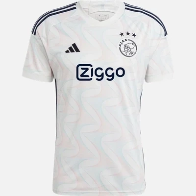 Ajax Away 23/24 White Soccer Jersey