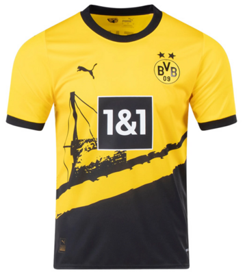 BVB Borussia Dortmund Home Soccer Jersey 23-24