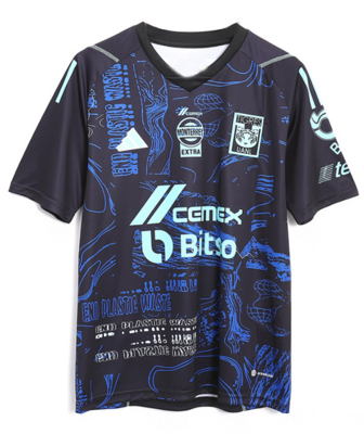 Tigres UANL Earth Day Jersey Black Soccer Jersey 22-23