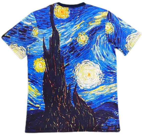 Maillot De Foot De L'Ajax Van Gogh. Taille S