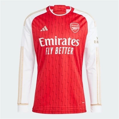 Arsenal Home Soccer Jersey Shirt 23-24 Long Sleeve