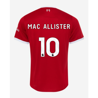 Liverpool Home Soccer Jersey 23-24 Alexis Mac Allister #10