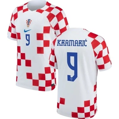 Andrej Kramaric Croatia Euro Cup Home Soccer Jersey 2023