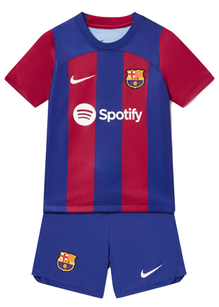 FC Barcelona Home Jersey Kids Kit 23-24
