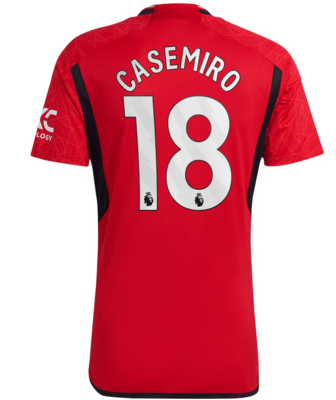 Manchester United Home Red Soccer Jersey 23-24 CASEMIRO