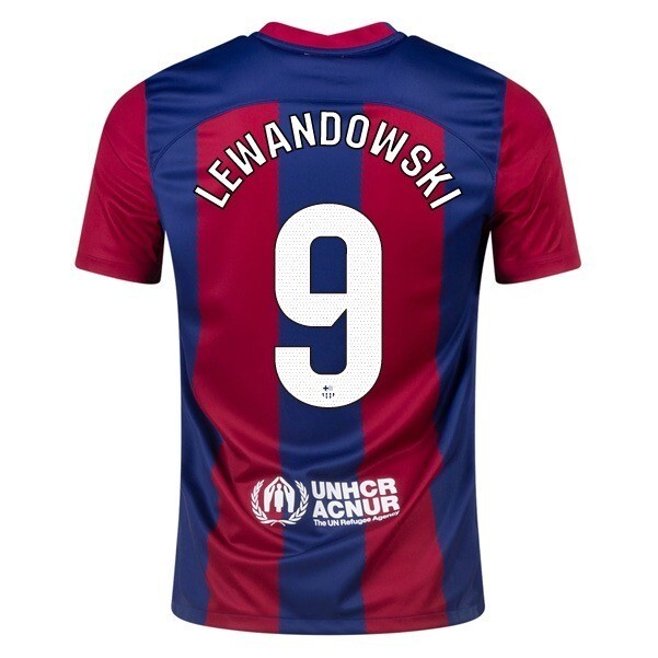 Barcelona X Karol G Home Soccer Jersey Shirt 23-24 LEWANDOWSKI #9