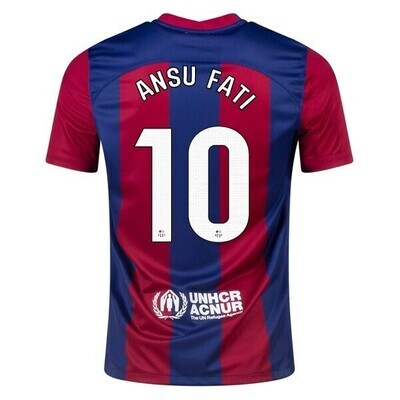 Barcelona Home Soccer Jersey Shirt 23-24
ANSU FATI #10