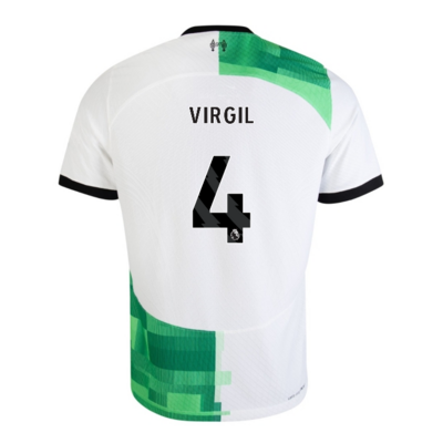 Liverpool Away Jersey 23-24 Virgil Van Dijk #4