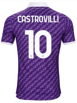 ACF Fiorentina Home Soccer Jersey 23-24 CASTROVILLI #10