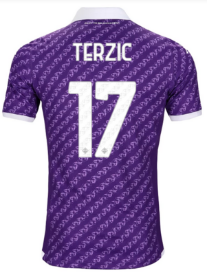 ACF Fiorentina Home Soccer Jersey 23-24 TERZIC #17