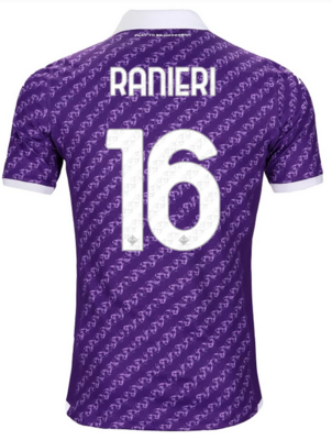 ACF Fiorentina Home Soccer Jersey 23-24 RANIERI #16