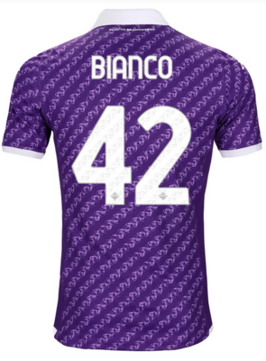 ACF Fiorentina Home Soccer Jersey 23-24 BIANCO #42