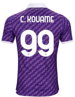 ACF Fiorentina Home Soccer Jersey 23-24 C.KOUAME #99